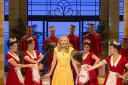 Glamourous: Katherine Kingsley is starring in Dirty Rotten Scoundrels at the Savoy