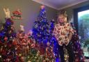 Geoff Stonebanks, from Seaford, has thousands of Christmas decorations which he puts up every year