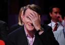 SECURE: Lord Mandelson after he made it into the conference