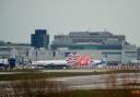 Planes on the ground at Gatwick