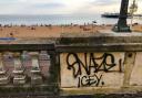 Graffiti on Brighton seafront