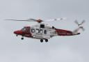 A man has been rescued from Sussex waters by helicopter