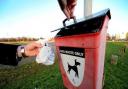A council meeting heard concerns over dog poo bins