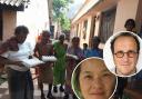 John Halpern and Liza Tong are part of a group of friends helping a leper colony in India