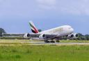 An Emirates A380 was forced to make an emergency landing at Gatwick Airport