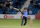 Delray Rawlins fires more runs for Sussex Sharks. Picture by Sussex Cricket