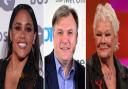 Alex Scott, Ed Balls and Dame Judi Dench who are among the stars who will explore their family histories in a new series of Who Do You Think You Are? when it returns to BBC One tonight. Credit: PA