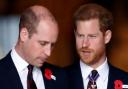 Prince William (left) and Prince Harry, the Duke of Sussex