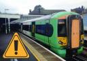 Trains are disrupted in East Sussex