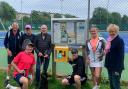 The tennis club at Hove Park has bought a new defibrillator