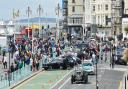 Vehicles from across the ages descended on the coast for the return of the London to Brighton Classic Car Run: credit - Simon Dack