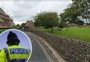 The teenager was walking north along Arundel Road in Angmering, at about 3pm on Saturday