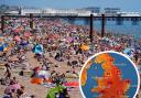 A Level Three heatwave warning for Brighton has been issued. Picture: PA/Met Office