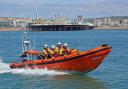 The RNLI came to the rescue of a fisherman