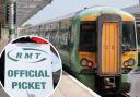 Southern, Thameslink and Gatwick Express services are set for severe disruption today as the RMT carry out industrial action across the country