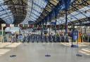 Limited services are operating from Brighton station today due to strike action