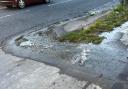 A leak spotted on Coldean Lane has reportedly been left unrepaired, despite being reported to Southern Water