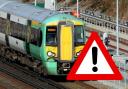 Passengers face long delays due to a fault on a train preventing services from running along a rail line