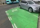 An exclusive electric vehicle charging bay in Tisbury Road, Hove