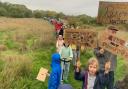 Protestors gathered at the Benfield Valley this weekend