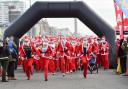 Hundreds of people took part in the annual Santa Dash along the seafront last year