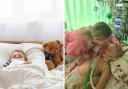 Dozens of people are infected with strep A in Sussex and 15 children are known to have died of strep A in the UK. Right, a girl from Horsham who nearly died after becoming ill