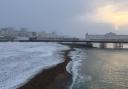 Brighton and parts of Sussex could see snow tomorrow evening as a cold snap grips the country