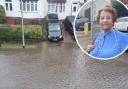Councillor Dawn Barnett claimed the council have been 'remiss' in failing to prevent flooding along the road