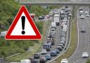 There are queues of three miles on the A27 at Falmer