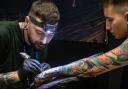 Tattoo artists from all over the world visited the city for the convention