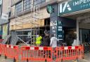 A branch of Starbucks in Western Road is closed for refurbishment