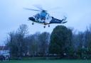 Watch: Air Ambulance takes off from field after responding to incident
