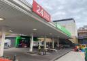 Maintenance work is taking place at an Asda petrol station in Brighton Marina