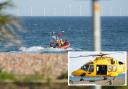Air ambulance called to Worthing Beach
