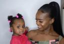 Baby Asiah and her mother Verphy Kudi