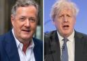 Piers Morgan, left, said that Boris Johnson, right, can 'get in the bin'