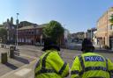 Police were called to a fight in Worthing where three men suffered stab wounds