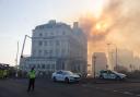 The A259 seafront road in Brighton will remain shut until tomorrow, Sussex Police have confirmed