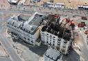 Latest drone photos show Royal Albion Hotel demolition from above