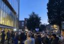 A vigil was held outside Hove Town Hall