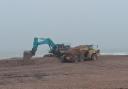 Shingle is being moved along part of the Sussex coast following erosion