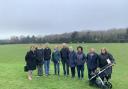 A site earmarked as potentially suitable for the King Alfred leisure centre is on land which is protected by a restrictive covenant. Pictured are residents who are against the proposal in the Benfield Valley, Hove