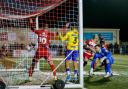 Moussa Diarra scores for Borough versus Havant