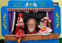 Ray Sparks with his Punch and Judy show