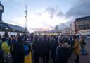 There was a candelight vigil for Ukraine in Brighton at the weekend