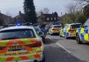 Sussex Police pursued the stolen motorbikes in Burgess Hill