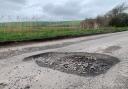 Drivers are calling for action on a huge pothole in the Cuckmere Valley near Seaford
