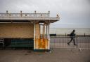 The shelter on Hove seafront