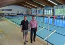 Councillor Johnny Denis, left, said he is 'delighted' the council has managed to save the pool. Right, Fred Furner, head of property at Wave Active