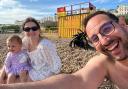 A father from Peacehaven rescued a woman from drowning on Brighton beach